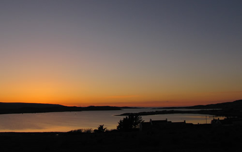 Sunset overlooking Loch Ewes
